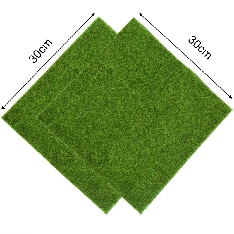 30x30cm Artificial Grassland S - مراجعة Terrarium Moss Art وسعره