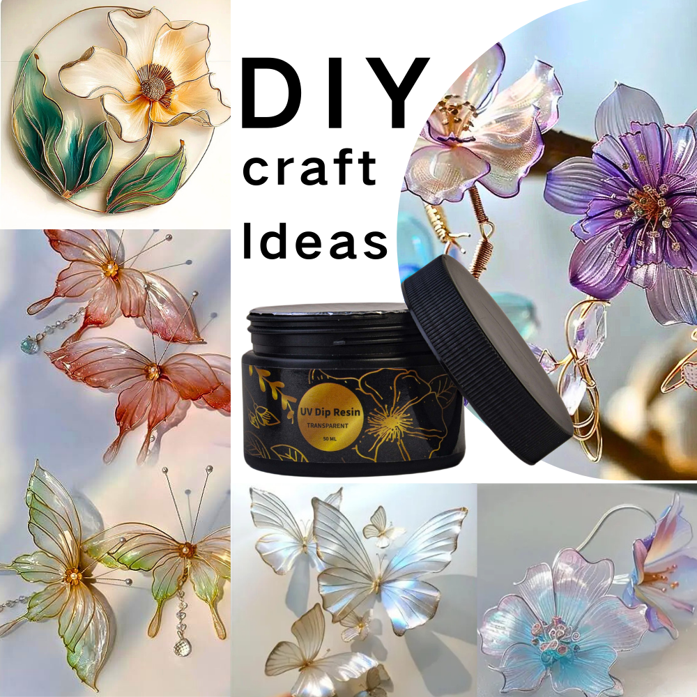 UV DIP Resin Glue Set 50/100ml - مراجعة Flower Preservation Resin وسعره