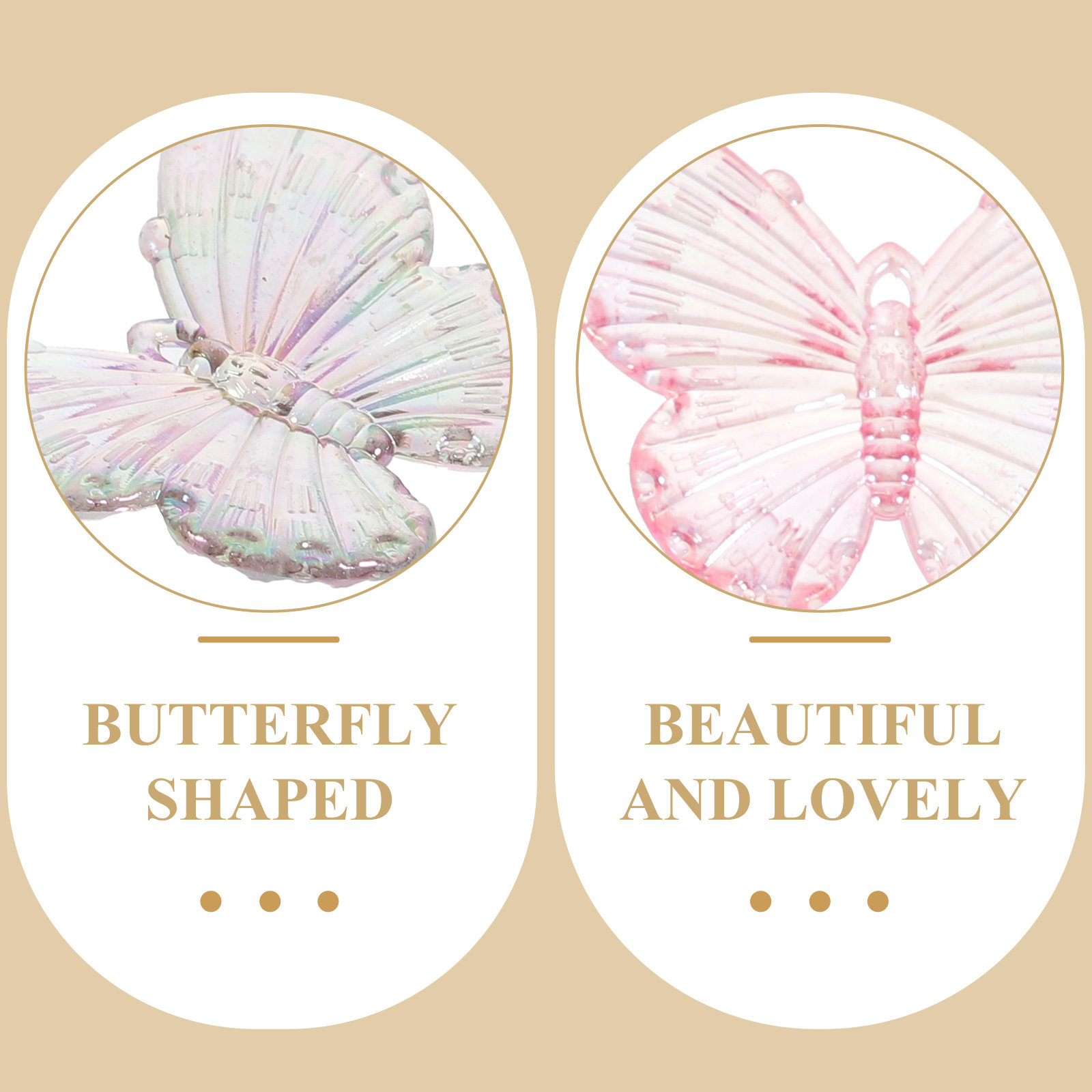 40Pcs Resin Butterflies Charms - مراجعة Resin Crafts Diy وسعره