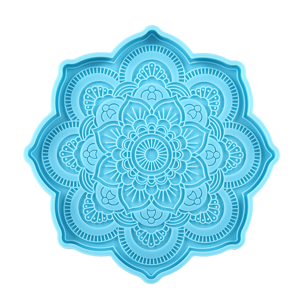 Mandala Coaster Silicone Mold  - مراجعة Coaster Mold Round وسعره
