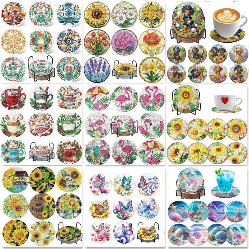 8-piece set/Diamond painting c - مراجعة Resin Craft Kit وسعره