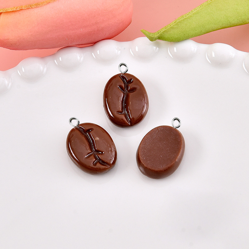 10pcs Coffee Beans Resin Penda - مراجعة Resin Craft Projects وسعره