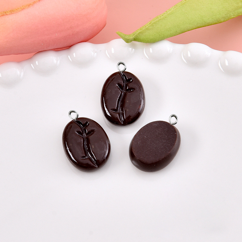 10pcs Coffee Beans Resin Penda - مراجعة Resin Craft Projects وسعره