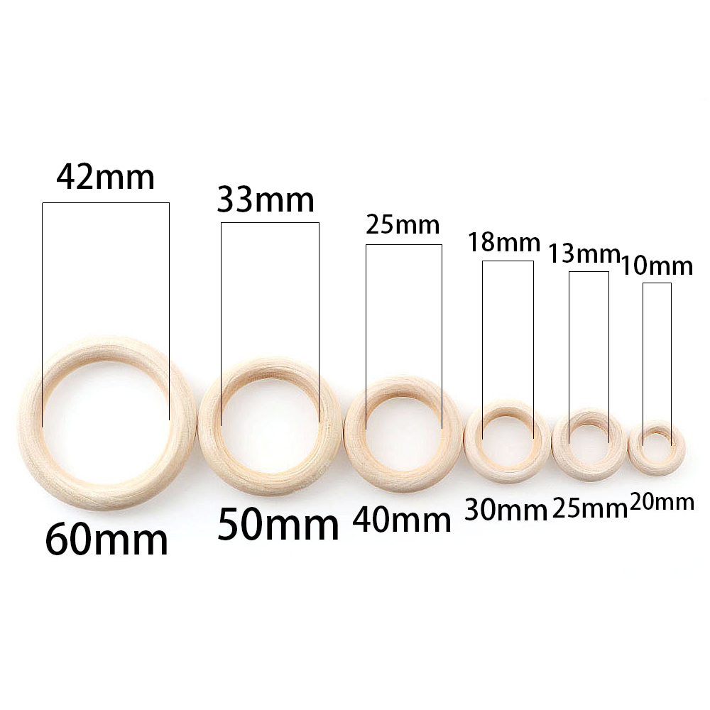 Unfinished Wooden Rings 20-60m - مراجعة Wood Ring Blank وسعره
