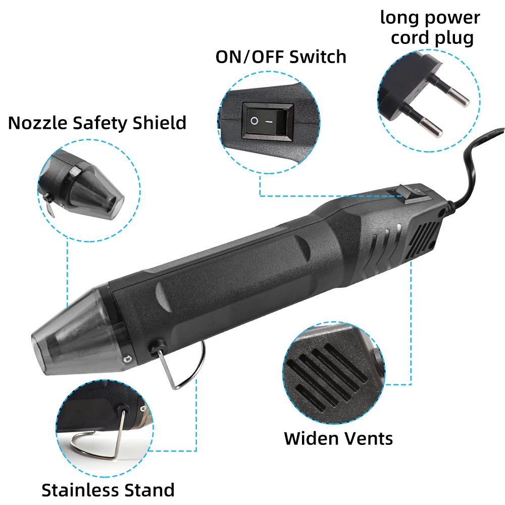 300W EU Hot Air Gun Soldering  - مراجعة Heat Gun Small وسعره