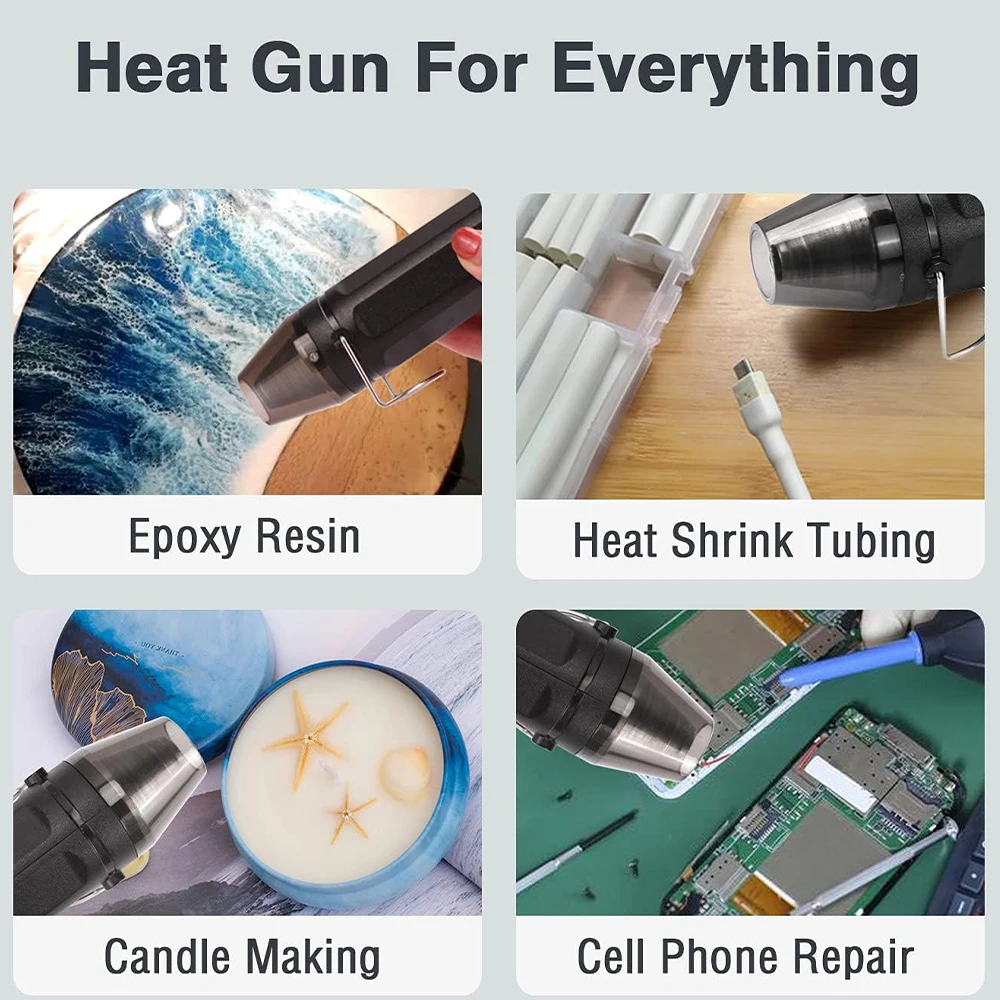 300W EU Hot Air Gun Soldering  - مراجعة Heat Gun Small وسعره