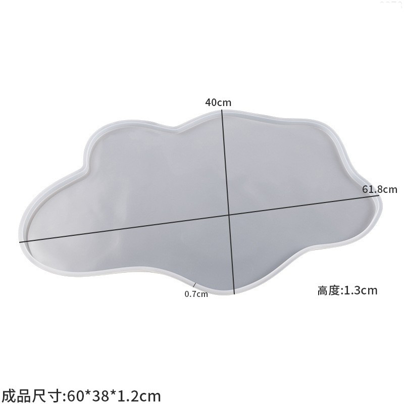 Large 61cm Irregular tray epox - مراجعة Resin Ocean Wave Mold وسعره