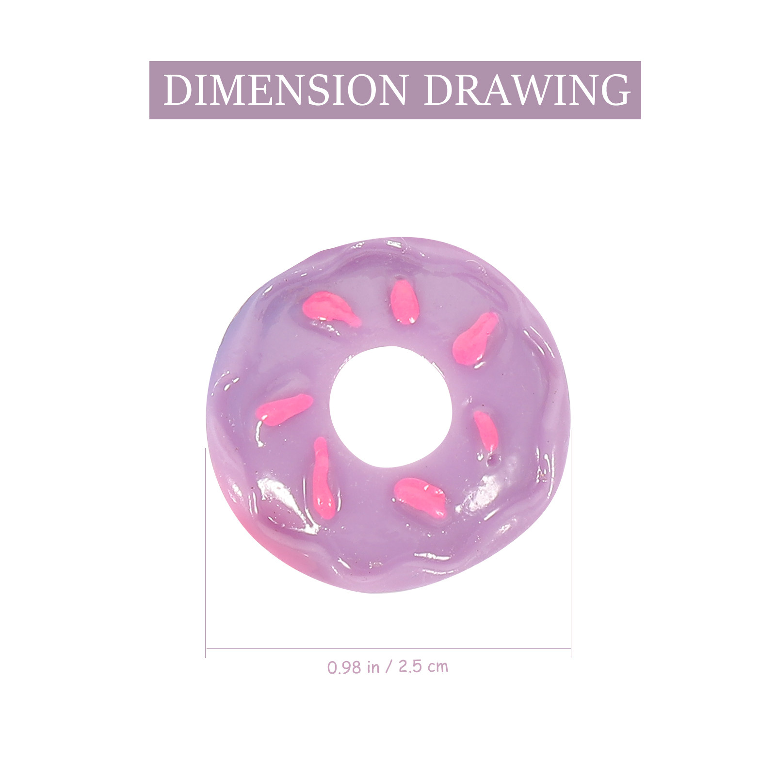30Pcs Simulation Donut Resin C - مراجعة Resin Crafts Diy وسعره