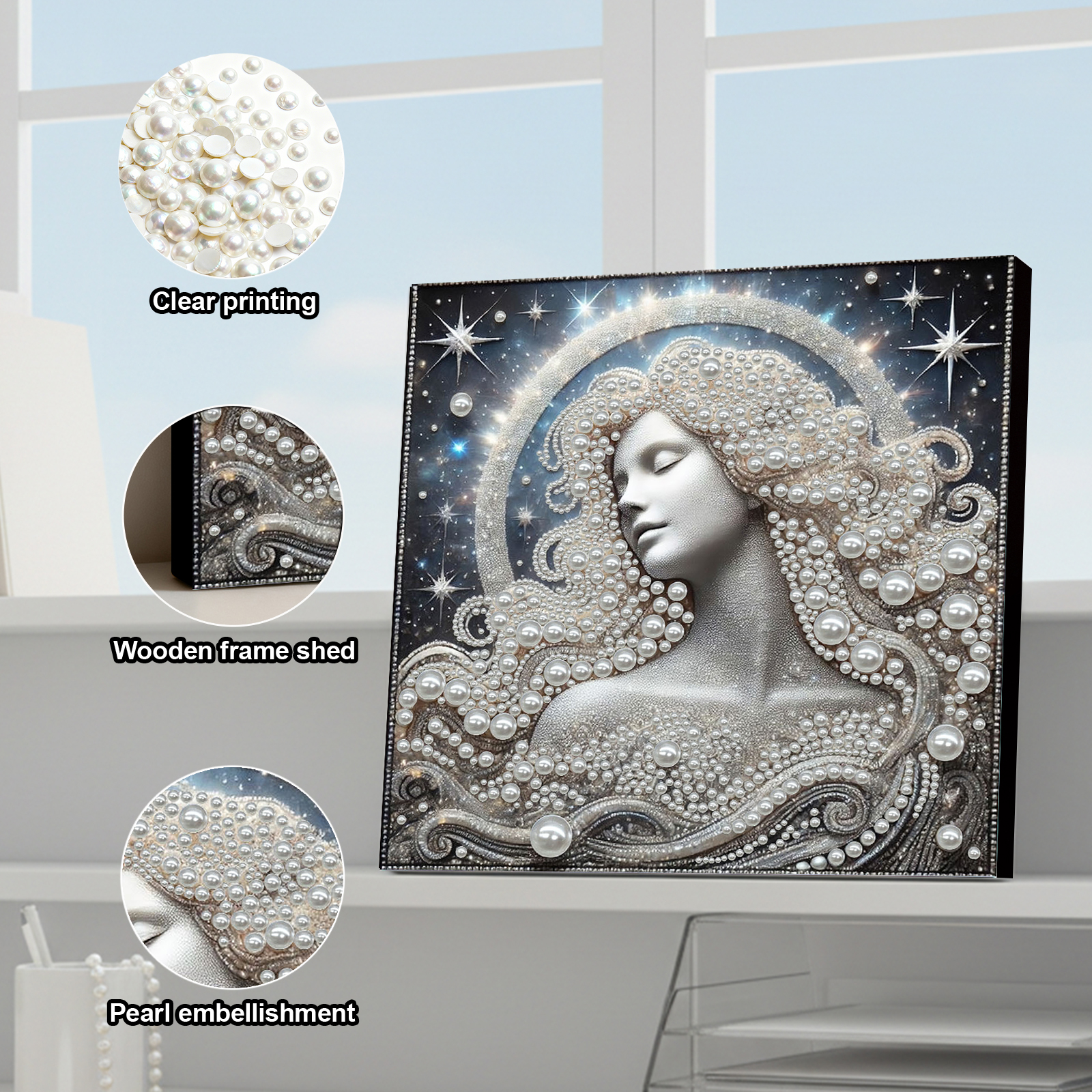 DIY Ladies Pearl Painting Art  - مراجعة Resin Craft For Beginners وسعره
