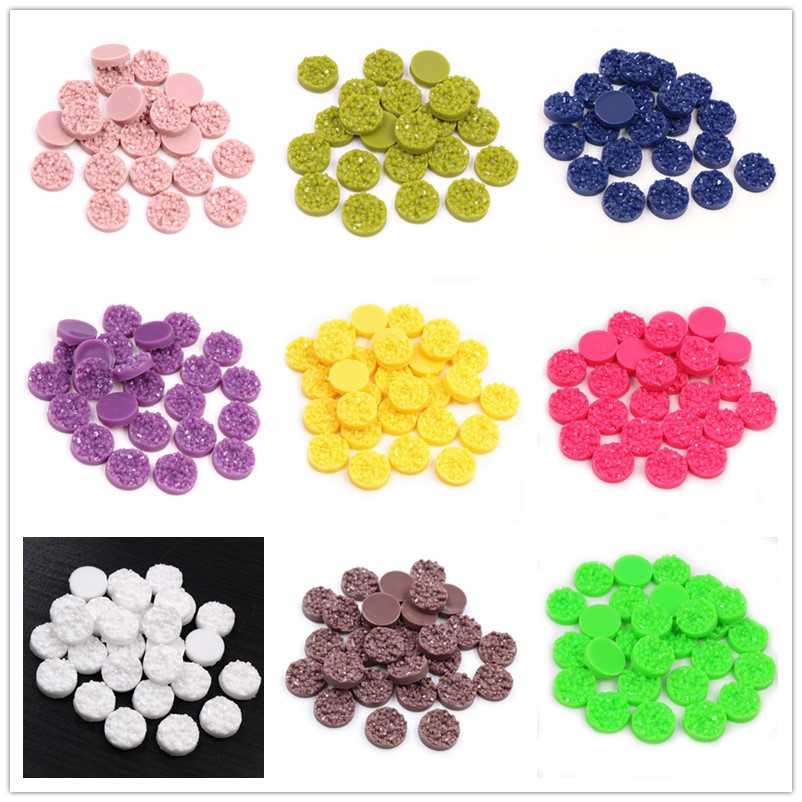 40pcs Resin Druzy Cabochons Do - مراجعة Resin Craft Projects وسعره