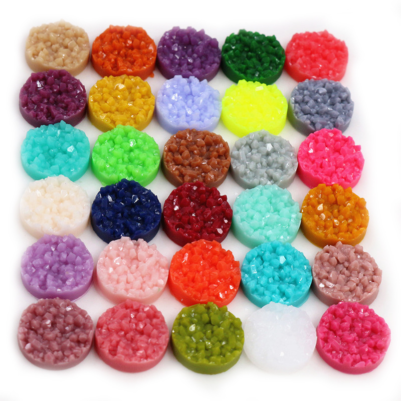 40pcs Resin Druzy Cabochons Do - مراجعة Resin Craft Projects وسعره