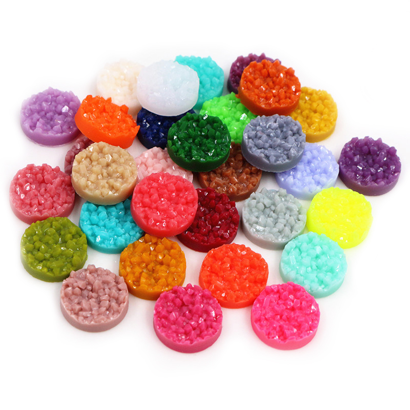 40pcs Resin Druzy Cabochons Do - مراجعة Resin Craft Projects وسعره