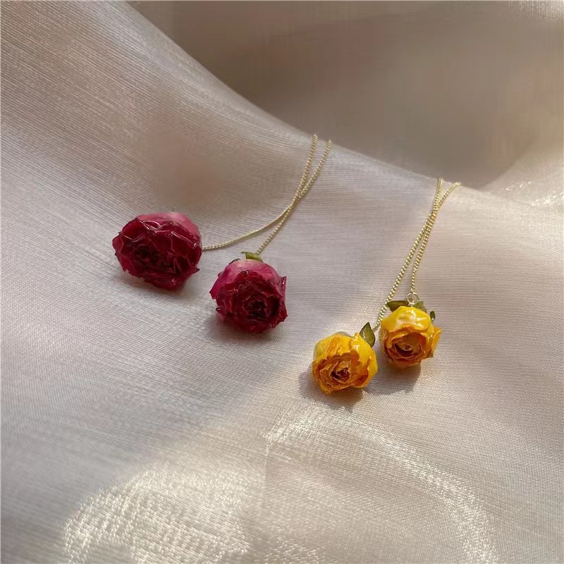 5pcs Drip Glue Roses Dried Flo - مراجعة Dried Flower Bulk وسعره
