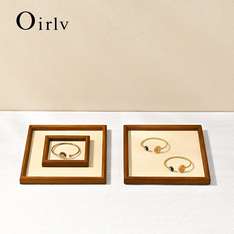 Oirlv Wooden Jewelry Display T - مراجعة Wood Ring Blank وسعره