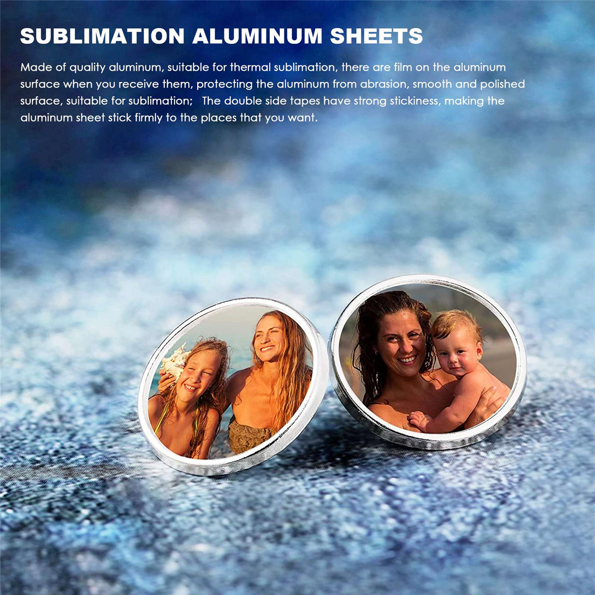 ABLG Sublimation Blank Aluminu - مراجعة Bezels Set Pendant وسعره
