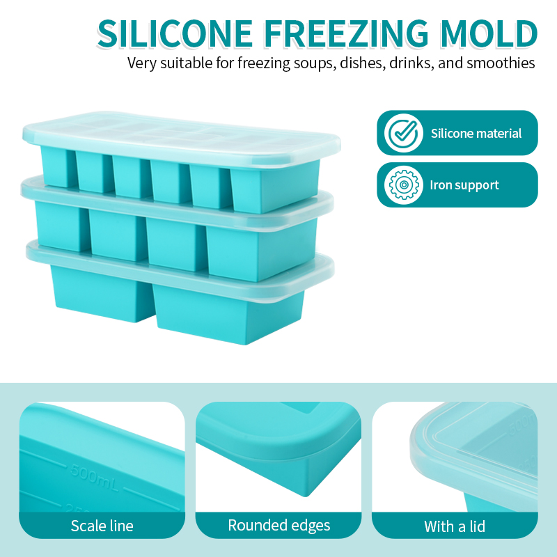 2 or 3-piece Silicone Freezer  - مراجعة Serving Tray Mold وسعره