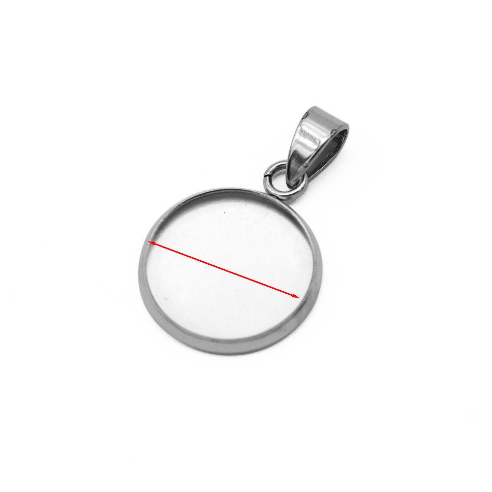 10pcs 316 Stainless Steel 6~20 - مراجعة Bezels Set Pendant وسعره