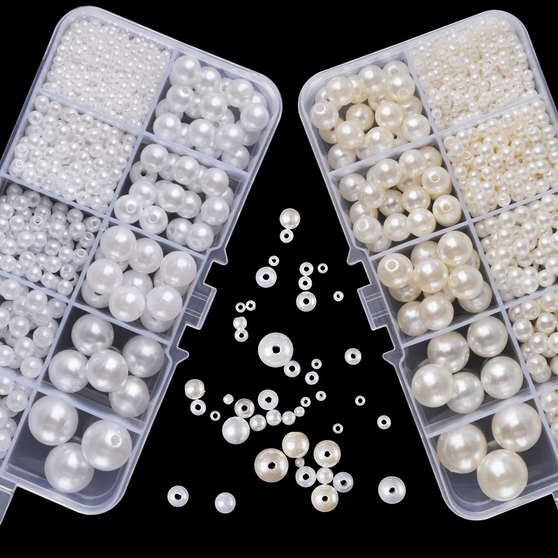 800pcs Artificial Faux Pearl R - مراجعة Crafting Resin وسعره