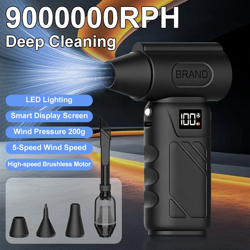 9000KRPH Mini Turbo Air Blower - مراجعة Vacuum Chamber Small وسعره