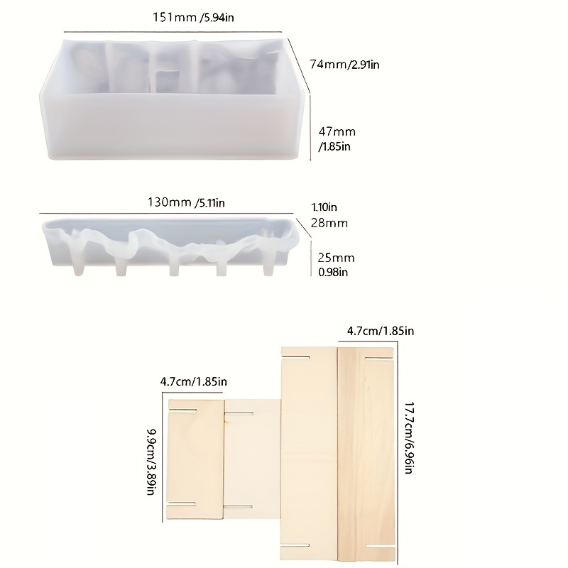 1Set of Ocean Wave Resin Molds - مراجعة Resin Ocean Wave Mold وسعره