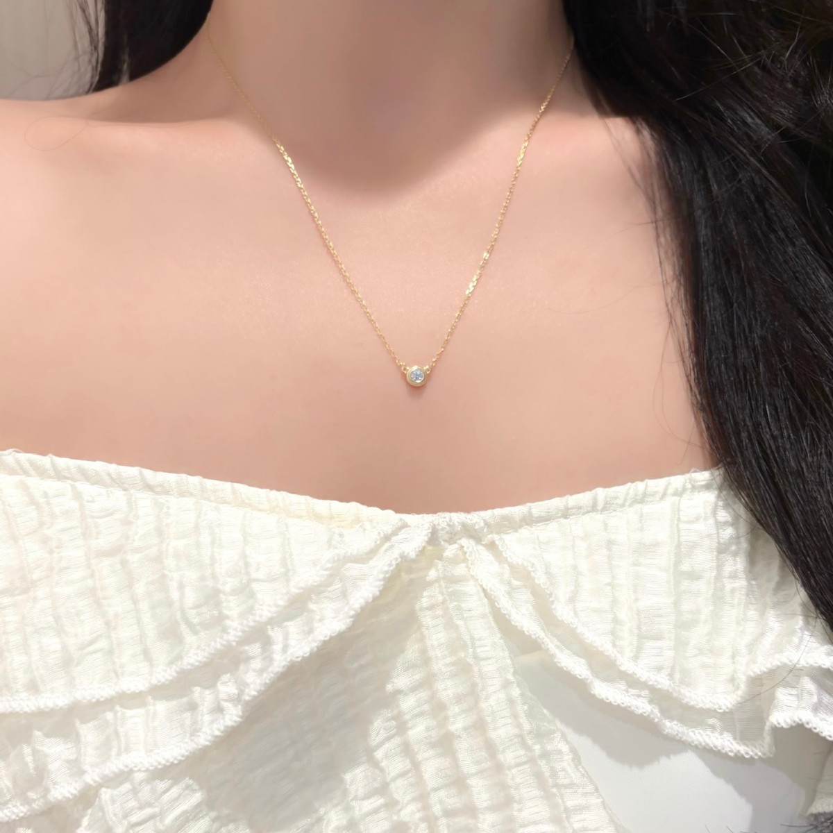 S925 Sterling Silver Moissanit - مراجعة Bezels Set Pendant وسعره