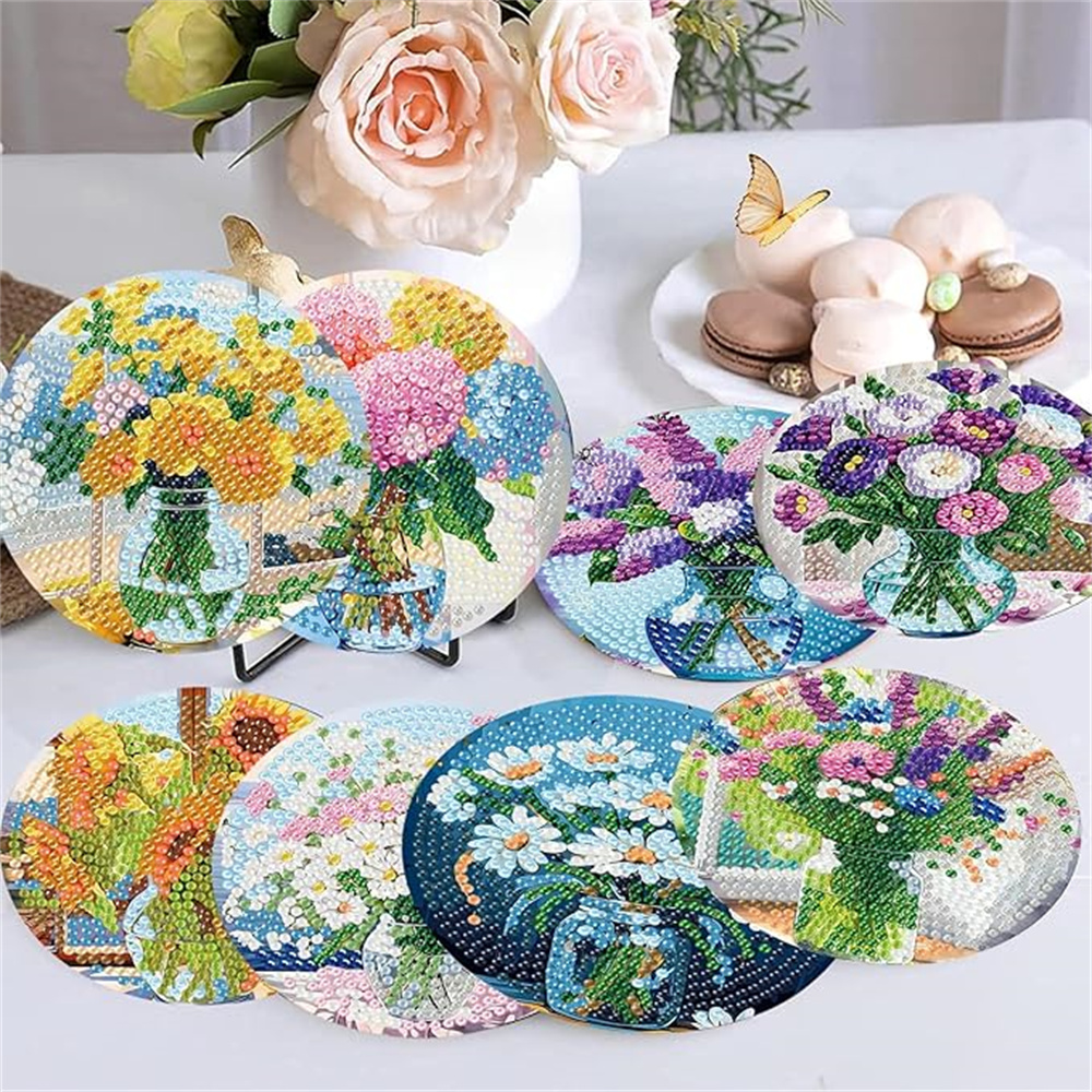 8-piece set of diamond paintin - مراجعة Resin Craft Kit وسعره