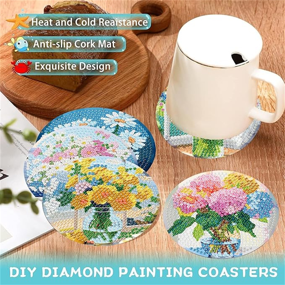 8-piece set of diamond paintin - مراجعة Resin Craft Kit وسعره