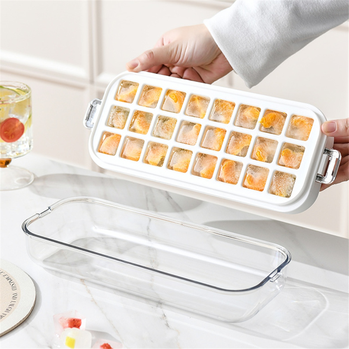 Y31A 24Grid Type Ice Tray Mold - مراجعة Silicone Mold Tray وسعره