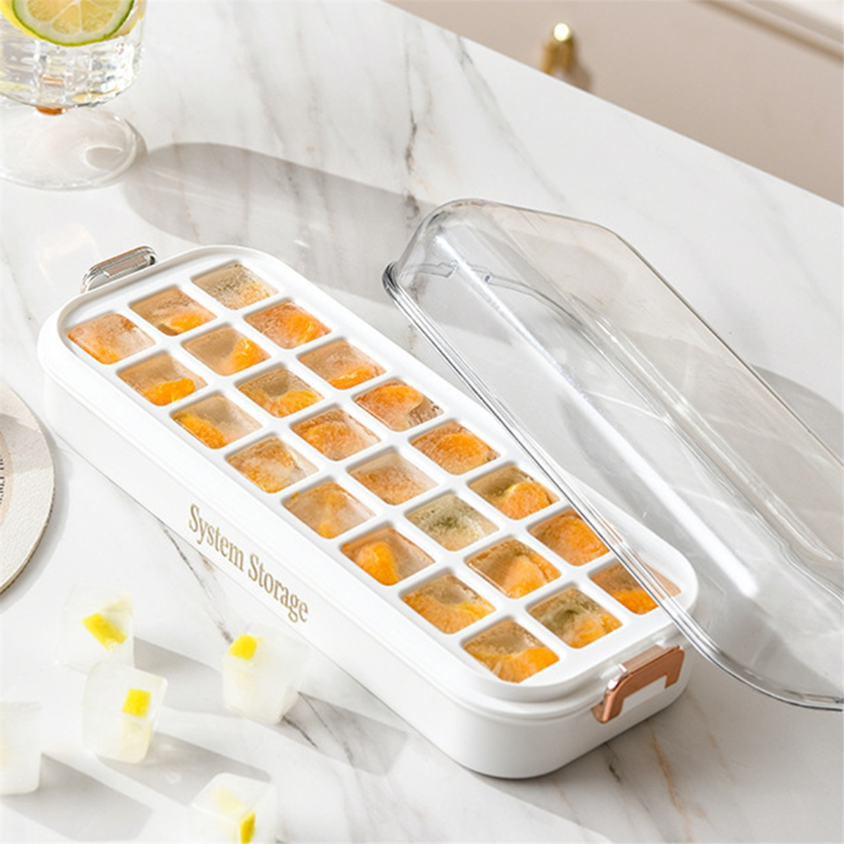 Y31A 24Grid Type Ice Tray Mold - مراجعة Silicone Mold Tray وسعره