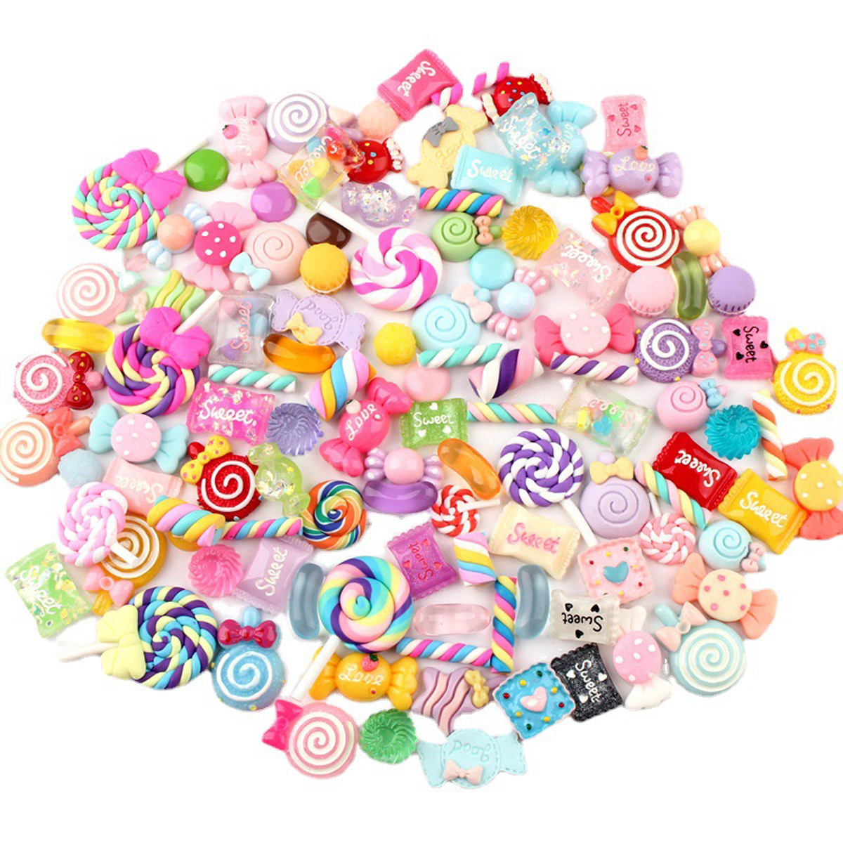 30pcs Random Candy Slime Charm - مراجعة Resin Craft Kit وسعره