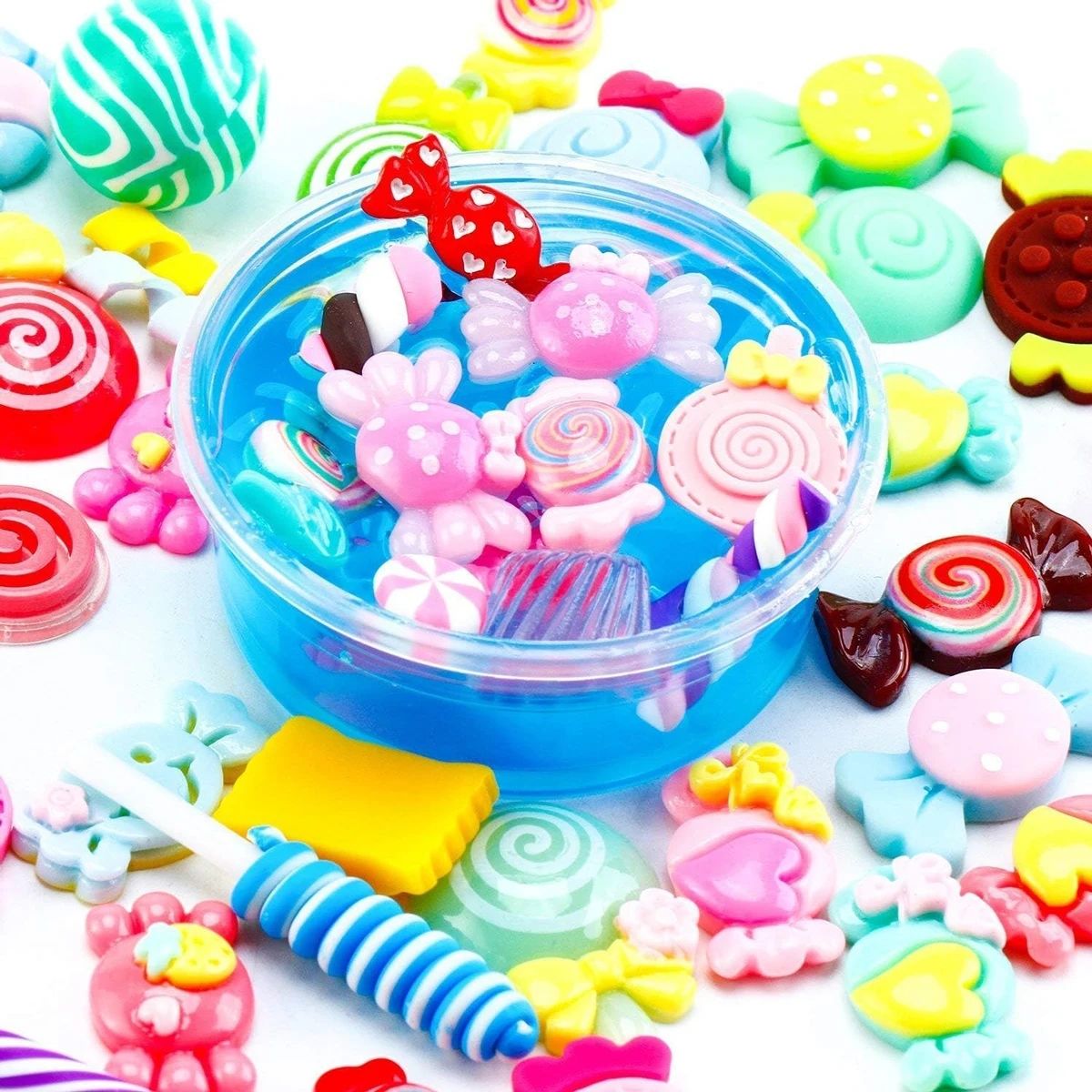 30pcs Random Candy Slime Charm - مراجعة Resin Craft Kit وسعره