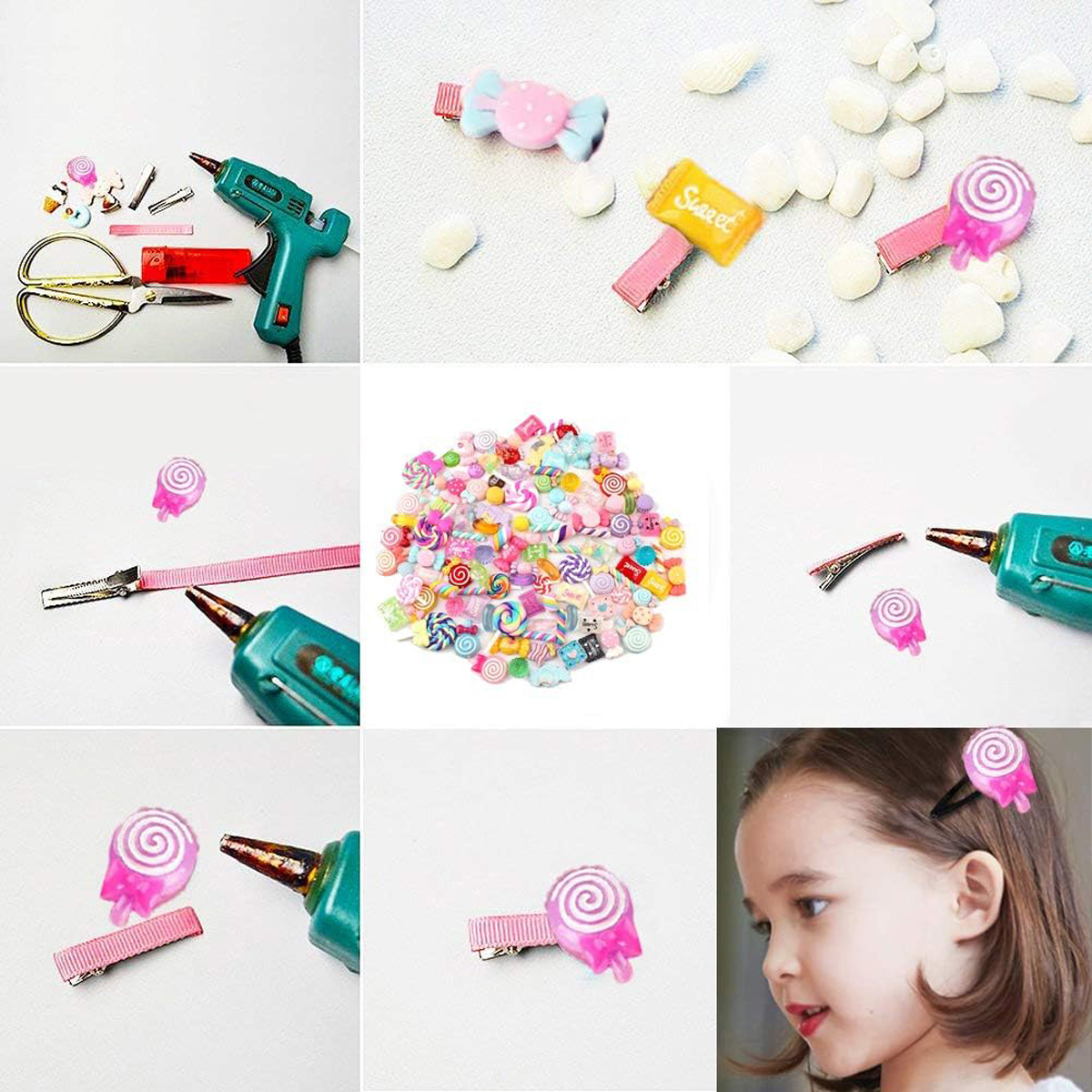 30pcs Random Candy Slime Charm - مراجعة Resin Craft Kit وسعره