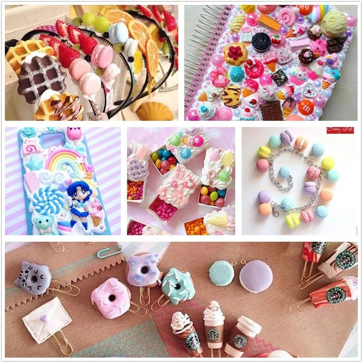 30pcs Random Candy Slime Charm - مراجعة Resin Craft Kit وسعره