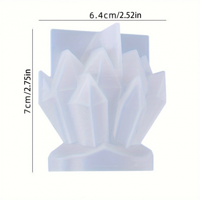 1pcCrystal Cluster Decorative  - مراجعة Serving Tray Mold وسعره