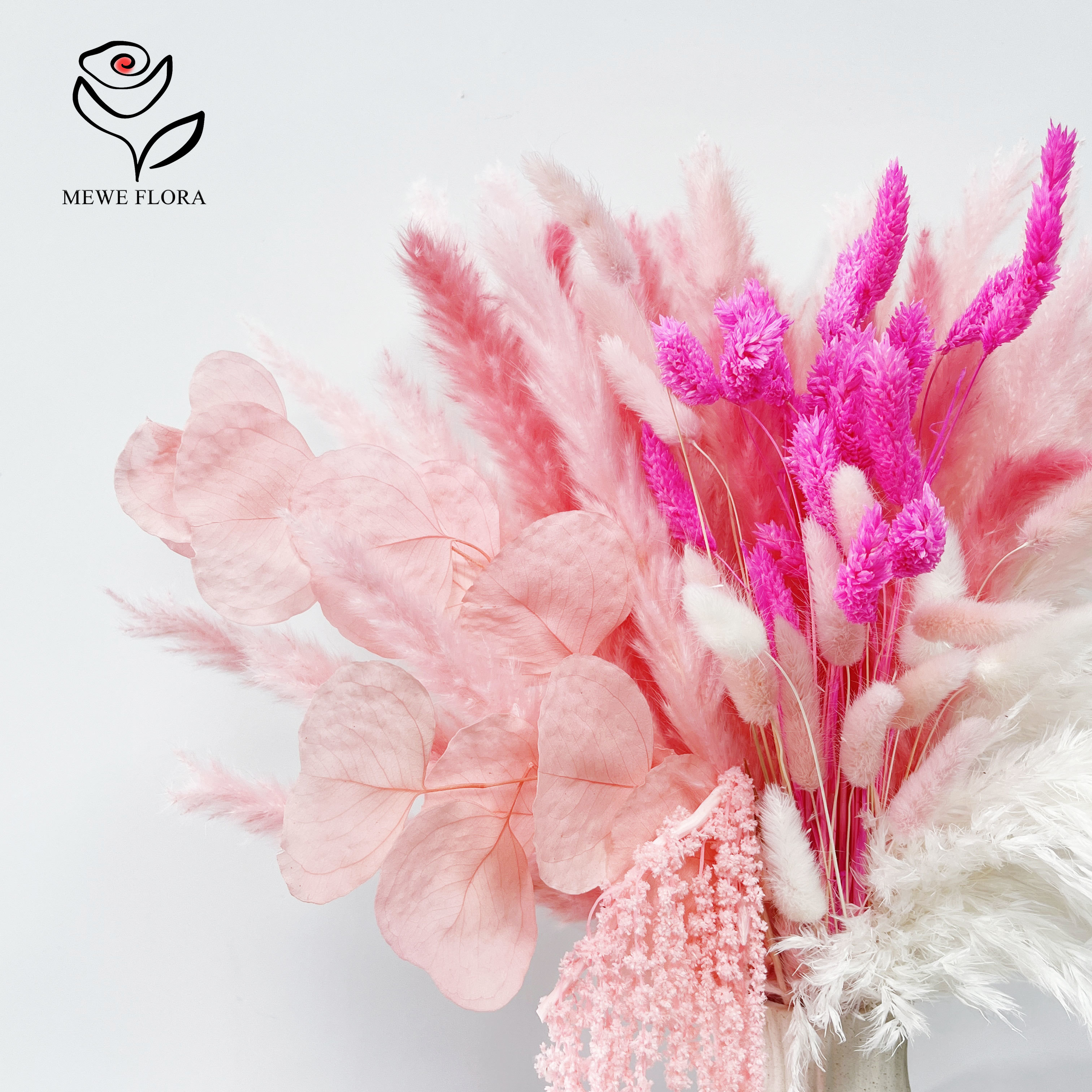 Natural Pampas Pink Dried Flow - مراجعة Dried Flower Bulk وسعره