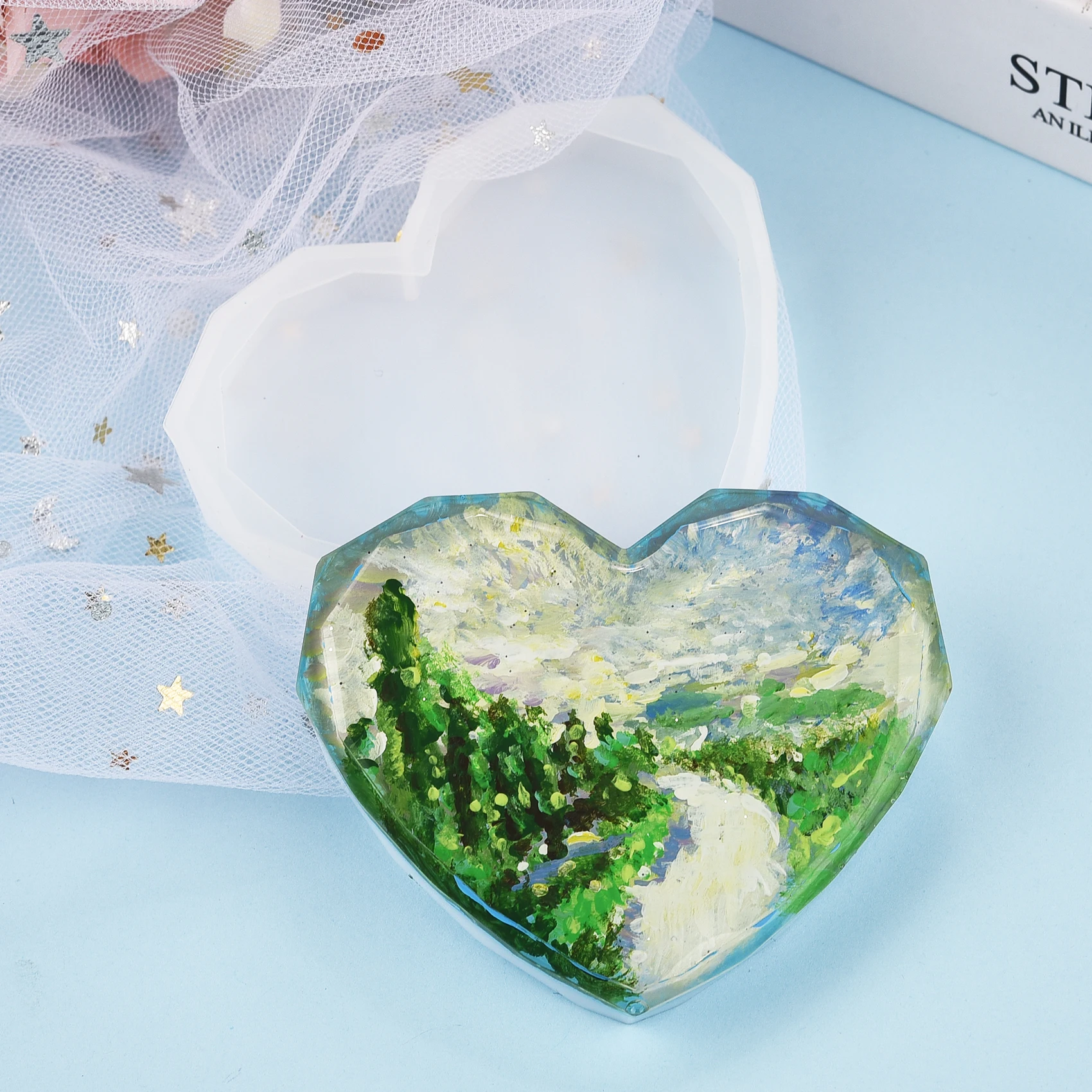 Resin Coaster Silicone Mold Ca - مراجعة Coaster Mold Round وسعره