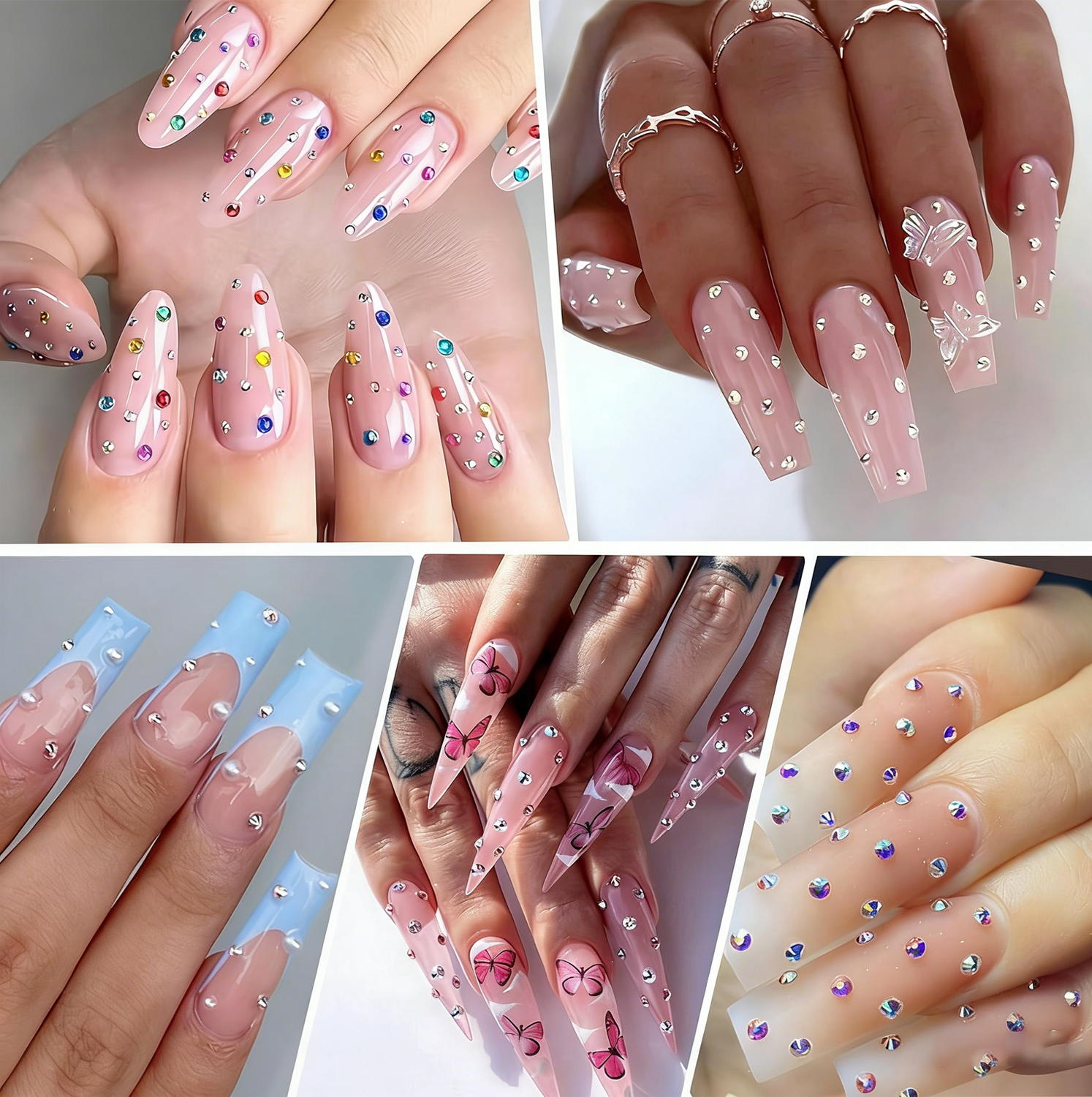 2400pcs 2mm AB Jelly Rhineston - مراجعة Resin Glitter Pack وسعره