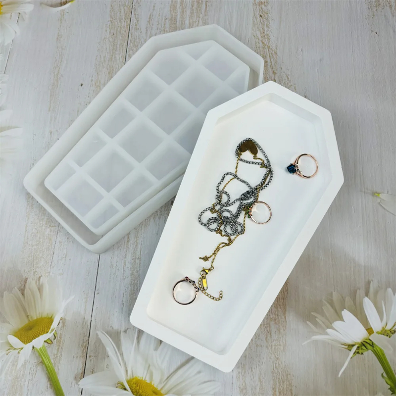 Halloween Coffin Resin Mold Tr - مراجعة Serving Tray Mold وسعره