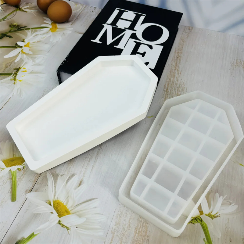Halloween Coffin Resin Mold Tr - مراجعة Serving Tray Mold وسعره