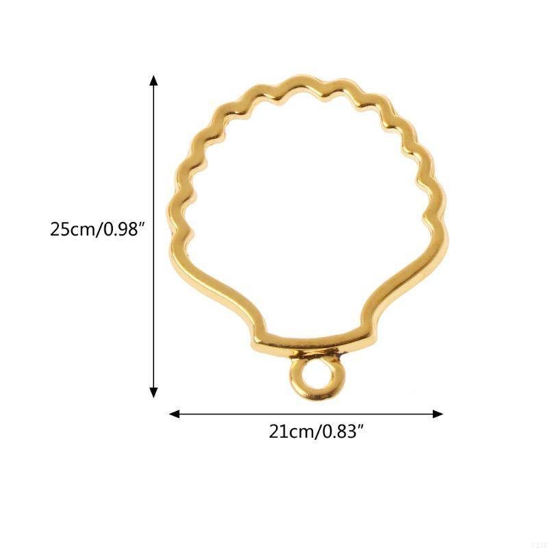   5Pcs Blank Frame Pendant for - مراجعة Bezels Set Pendant وسعره