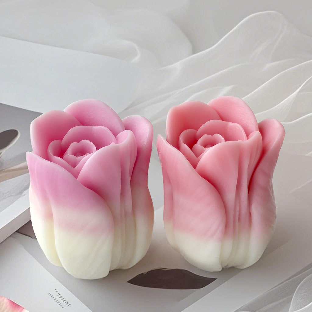 DIY tulip candle silicone mold - مراجعة Flower Preservation Resin وسعره