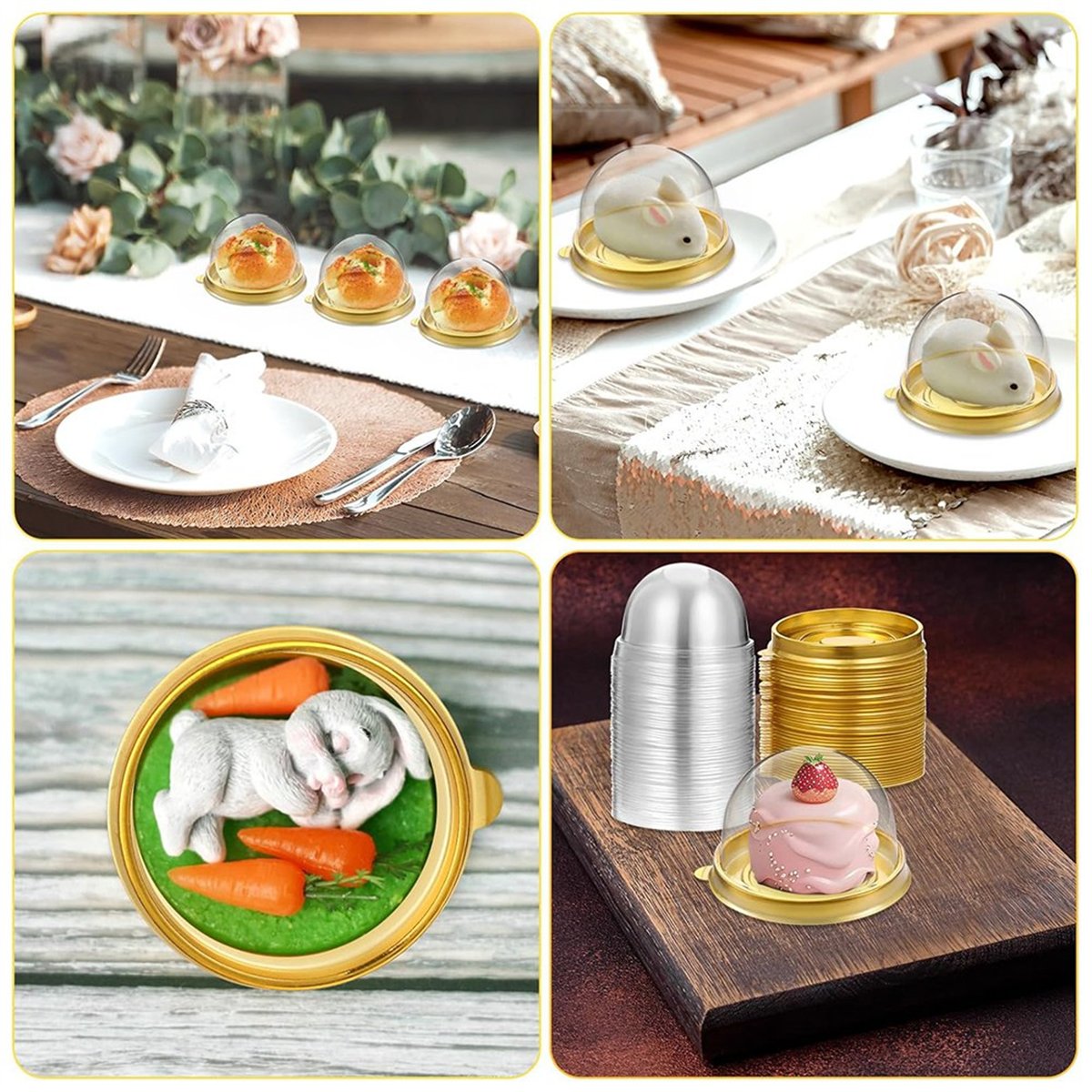 New Charcuterie Domes with Lid - مراجعة Dome Mold Clear وسعره