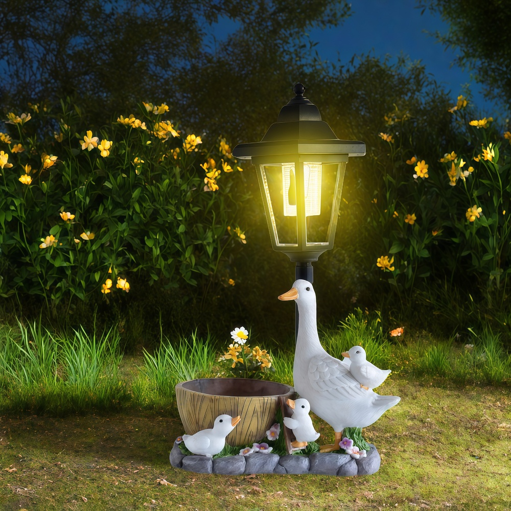Solar Duck Night Light Garden  - مراجعة Resin Craft Supplies وسعره