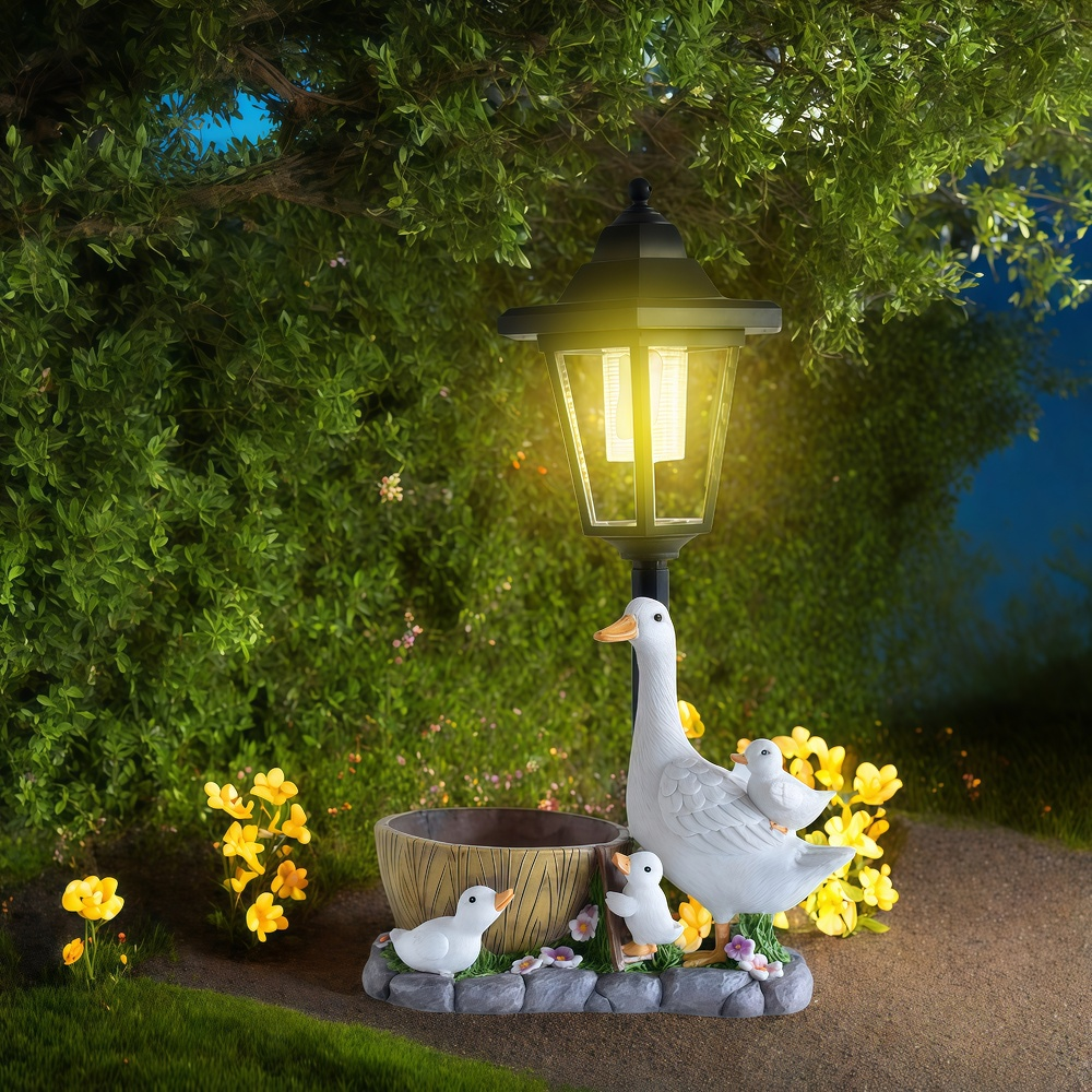 Solar Duck Night Light Garden  - مراجعة Resin Craft Supplies وسعره
