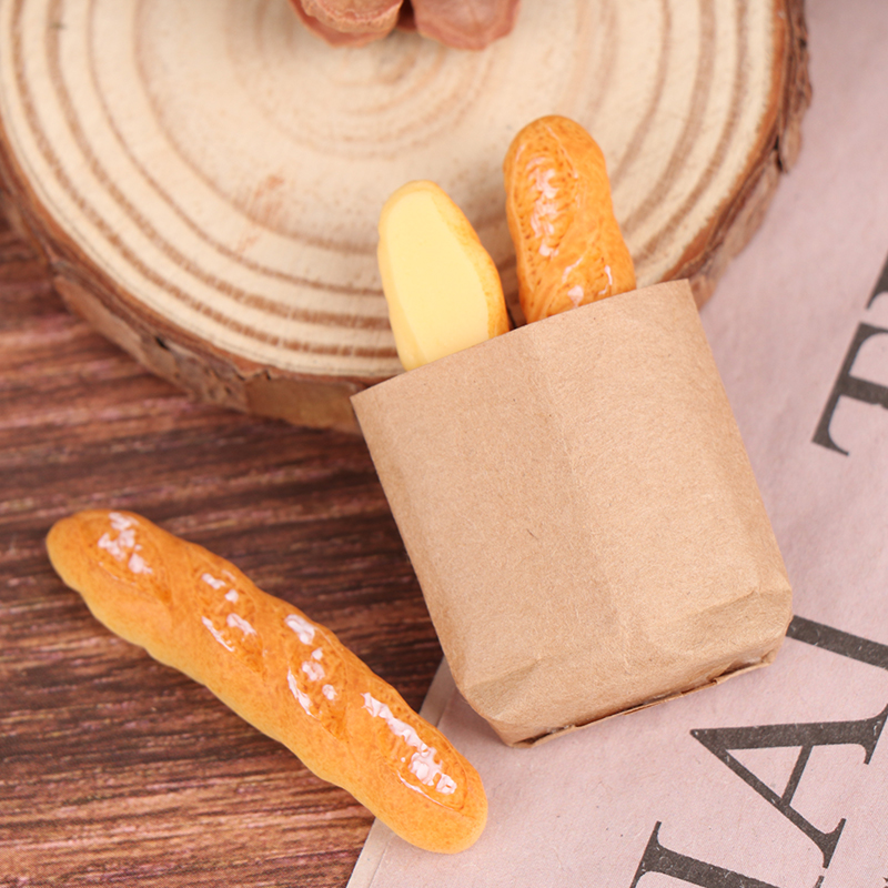 🛒1Set Fake Croissant Mini Food - مراجعة Crafting Resin وسعره