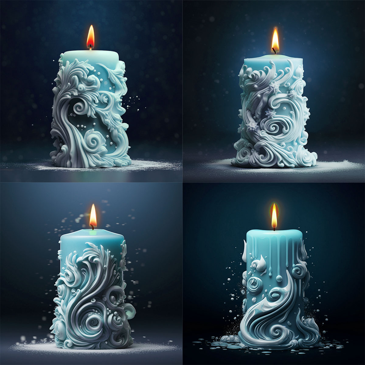 geometry Carved Cylindrical Si - مراجعة Resin Ocean Wave Mold وسعره
