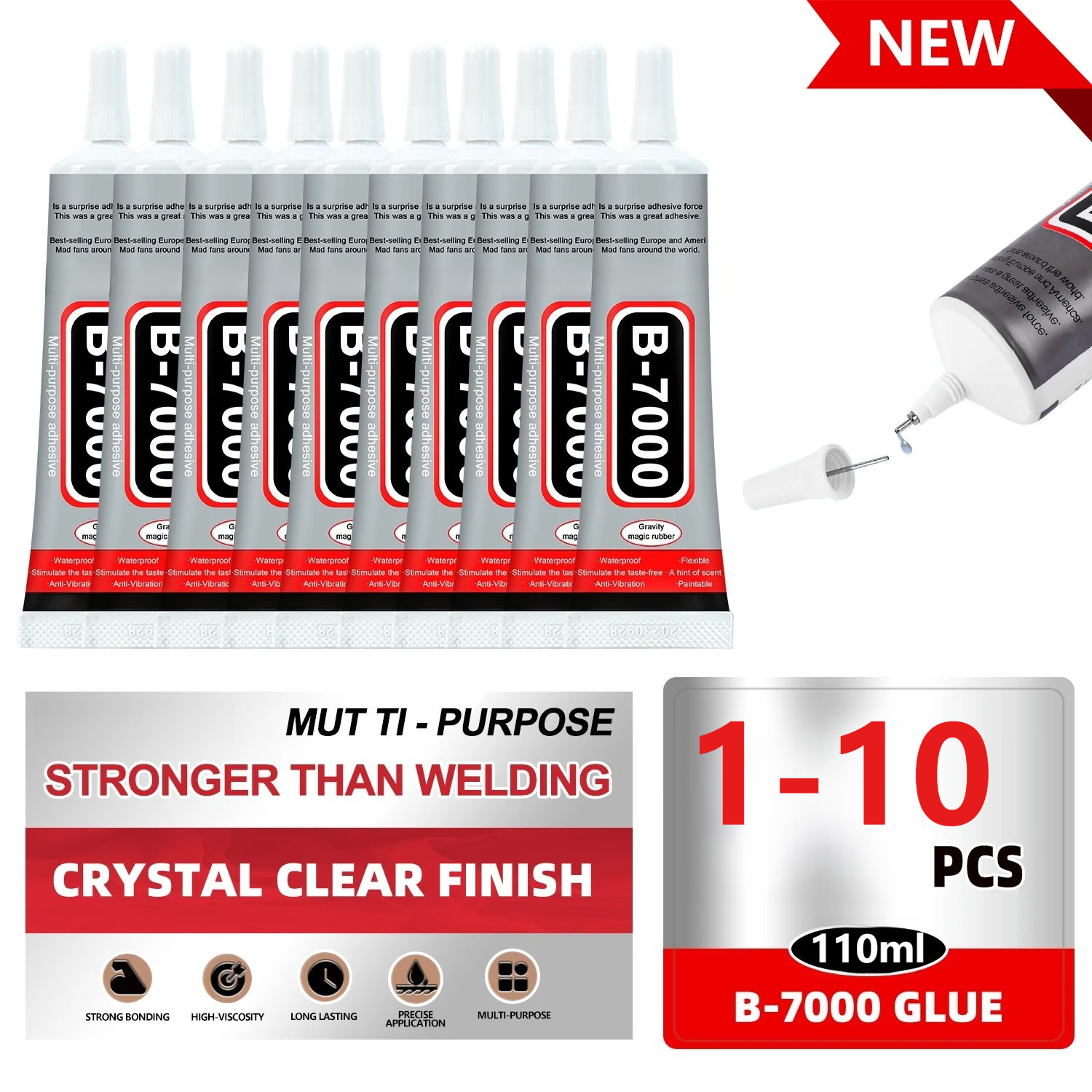 Super Glue B-7000 Loolifl 1-10 - مراجعة Crafting Resin وسعره