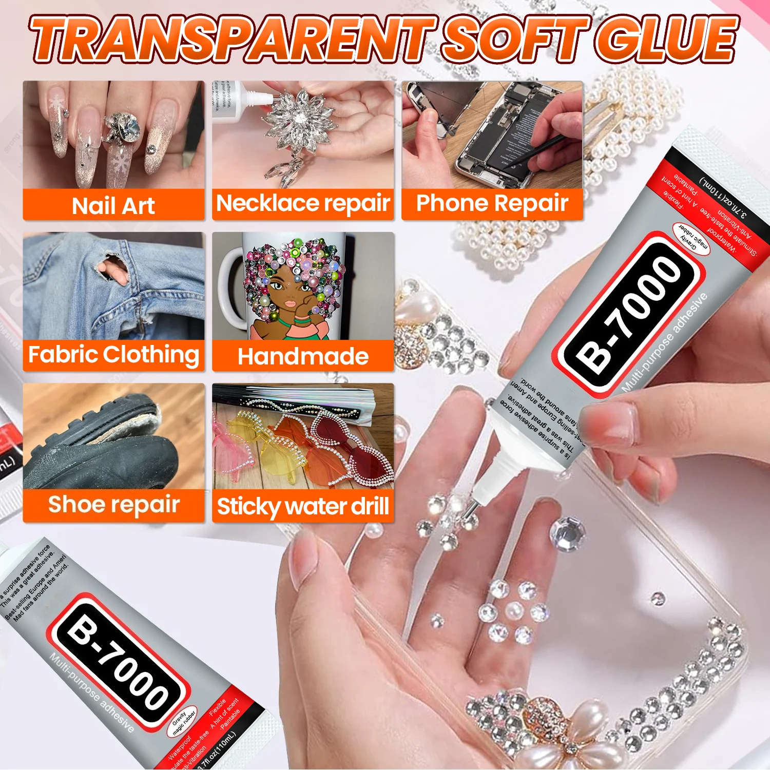 Super Glue B-7000 Loolifl 1-10 - مراجعة Crafting Resin وسعره
