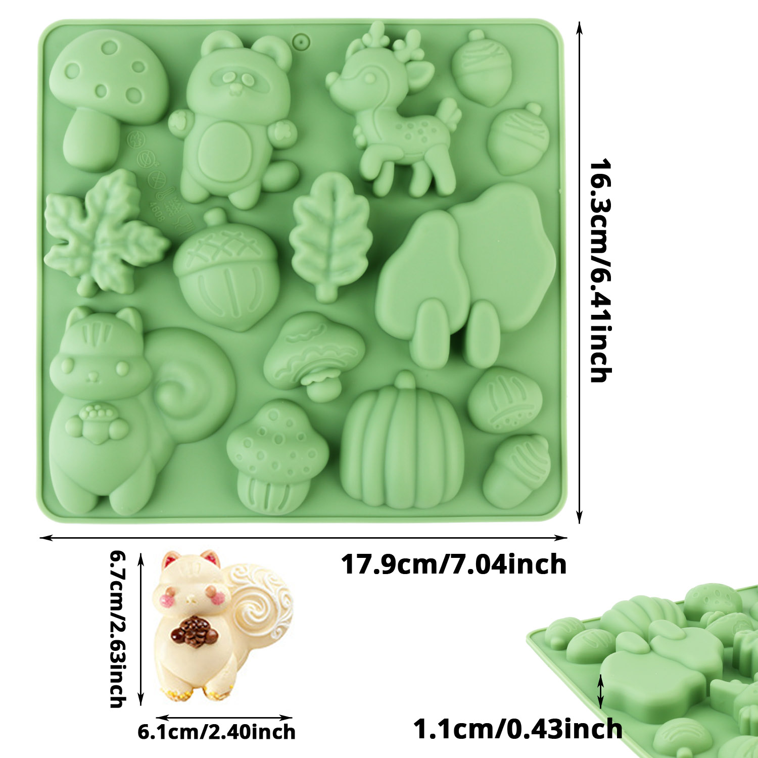 1 Silicone Cake Mold in the Sh - مراجعة Resin Craft Projects وسعره