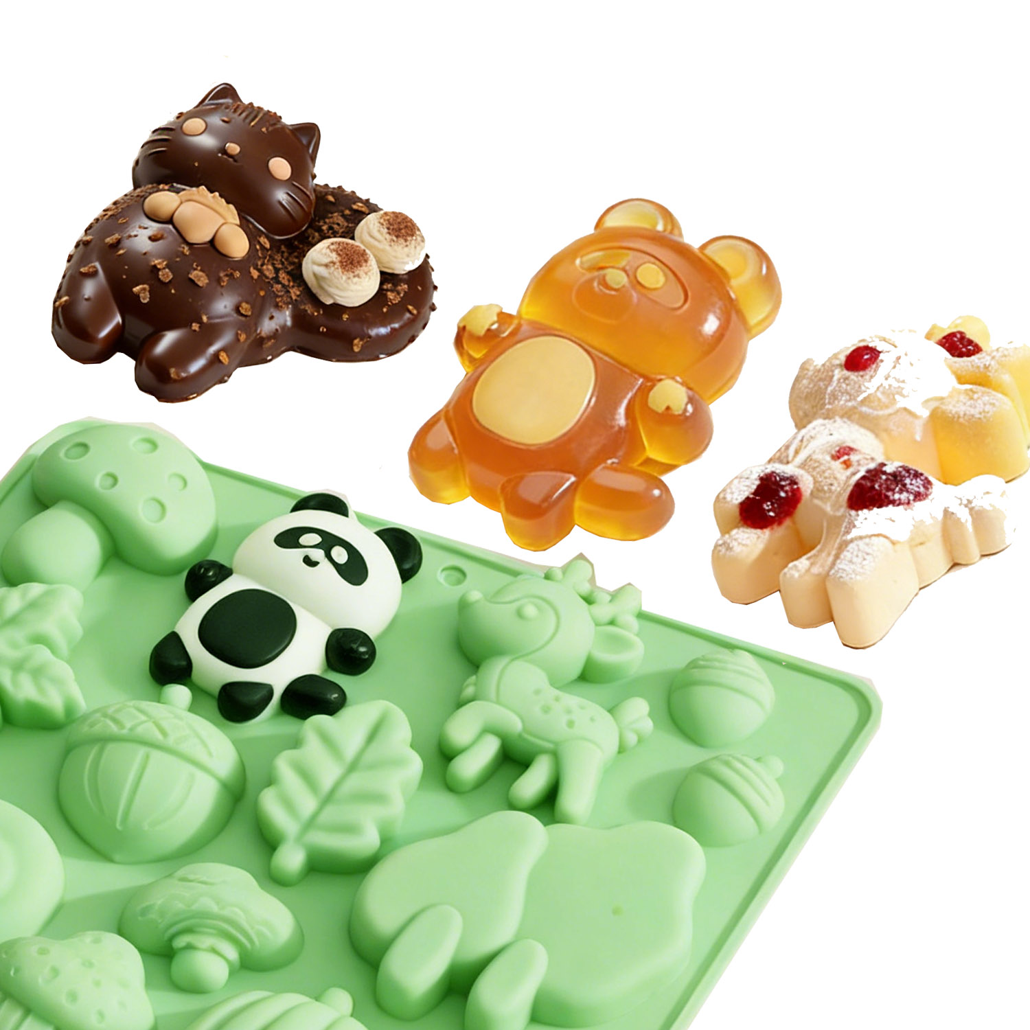 1 Silicone Cake Mold in the Sh - مراجعة Resin Craft Projects وسعره